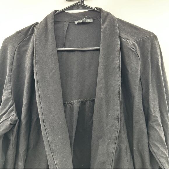 Eileen Fisher Black Long Sleeve Open Blazer Jacket Size‎ L - Picture 2 of 12